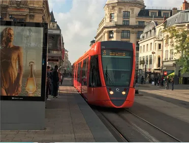 A Reims, le tram à moitié à l'arrêt pendant trois mois
